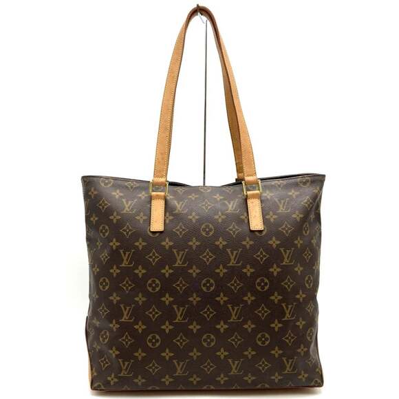 LOUIS VUITTON Brown Monogram Canvas Tote Bag - Picture 7 of 12